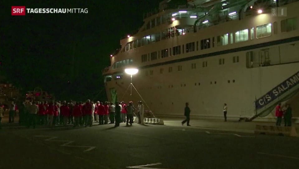 Probleme bei syrischen Flüchtlingen auf Kreuzfahrtschiff