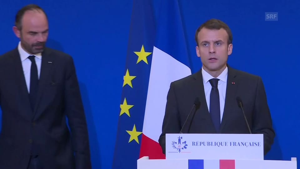 Frankreichs Präsident Macron zur Geiselnahme