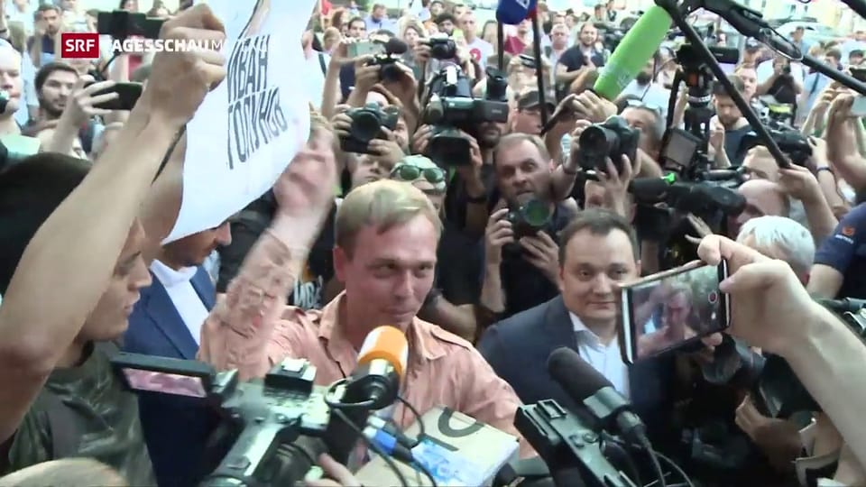 Russischer Journalist Golunow freigelassen