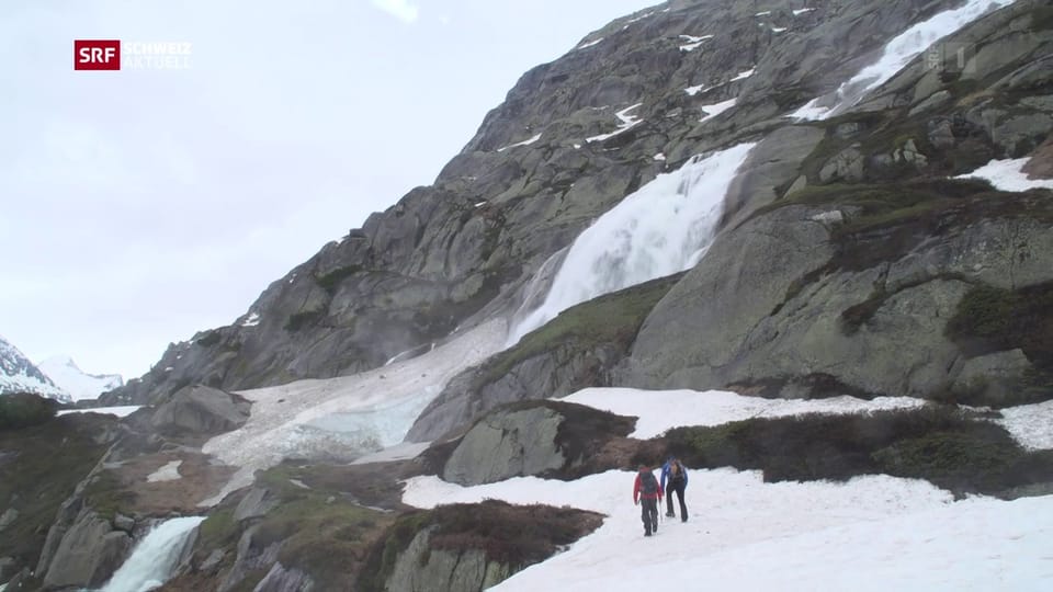 Schmelzende Gletscher gefährden Alpinwanderwege