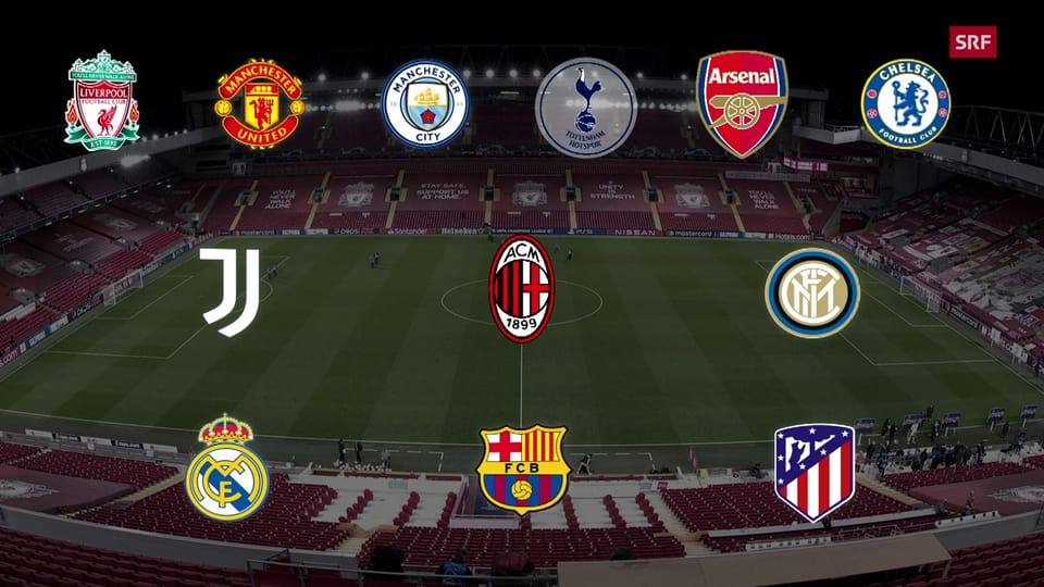 12 Klubs planen die European Super League