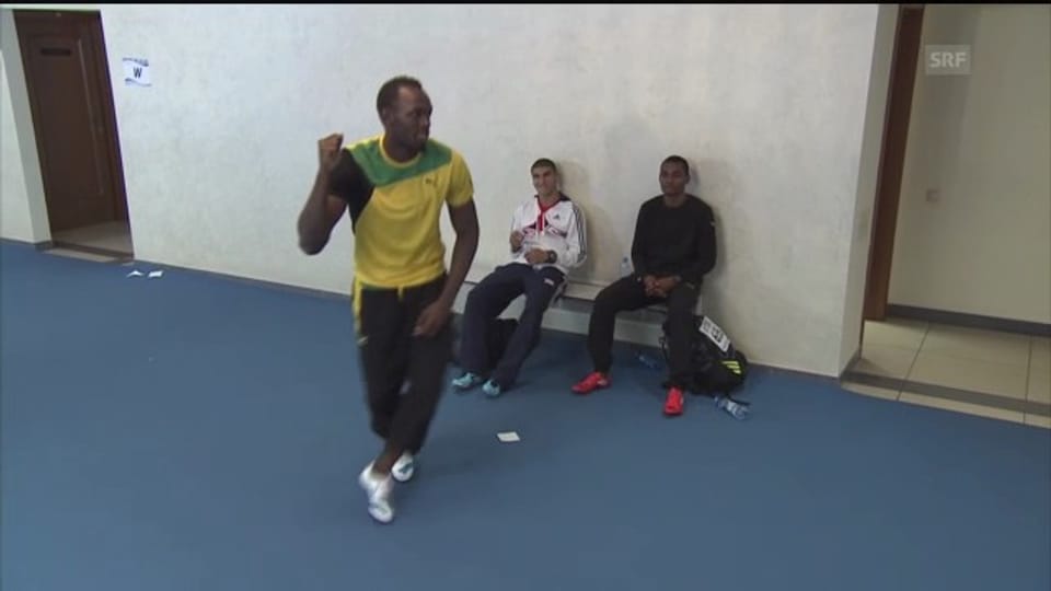 Usain Bolt nach Yegos Rekordwurf («sportlive»)