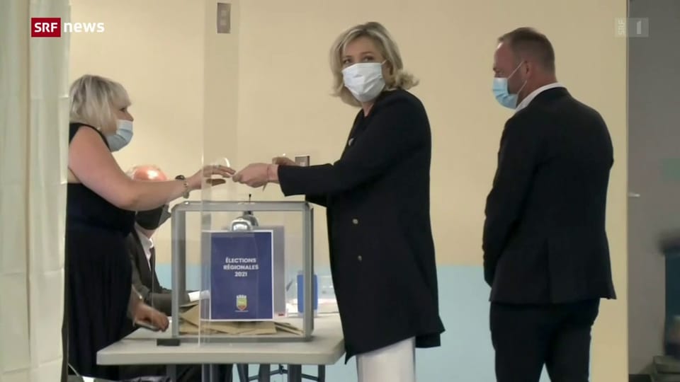 Marine Le Pen hofft auf Sieg bei Regionalwahlen in Frankreich