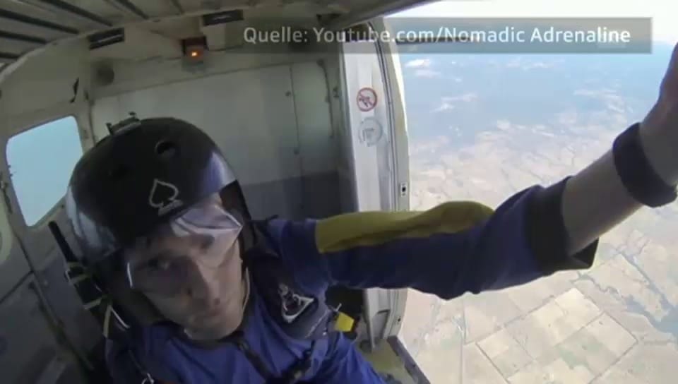 Fallschirmspringer verliert Bewusstsein