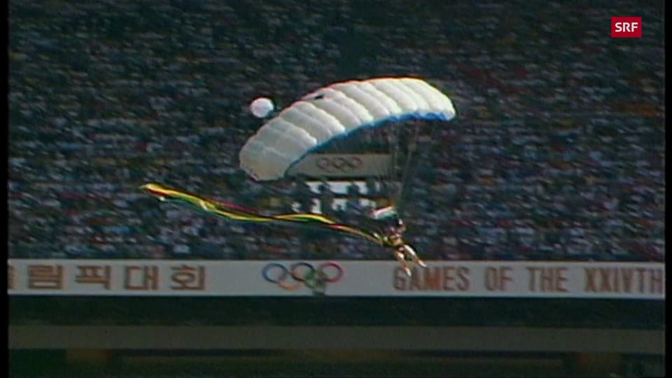 Als Hilfiker 1988 die olympischen Ringe an den Himmel zauberte