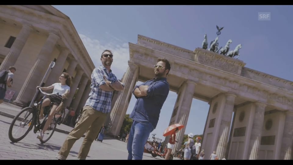 Nik und Marco in der deutschen Filmhauptstadt