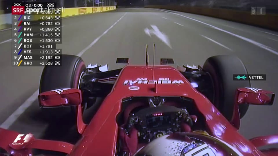 Vettel holt überraschend die Pole