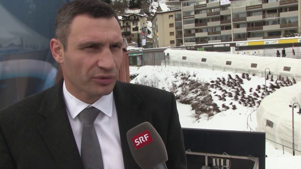 Vitali Klitschko über die Krisen-Lage in Kiew (eng.)