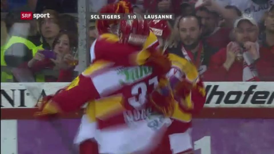 Eishockey: SCL Tigers - Lausanne («sportaktuell»)