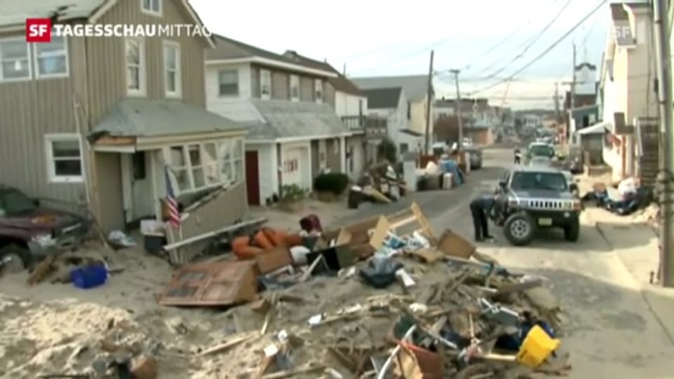 Selbsthilfe nach Hurrikan «Sandy» (Tagesschau, 19.11.2011)