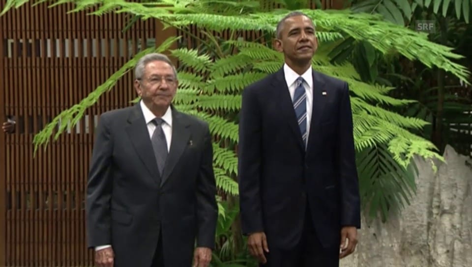 Historisch: Obama trifft in Havanna auf Castro