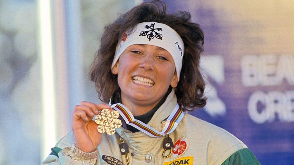 Maria Walliser blickt auf ihr Abfahrts-Gold 1989 zurück