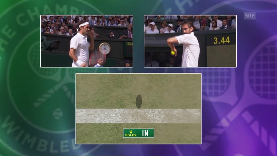 Federer zieht gegen Cilic den Kopf aus der Schlinge