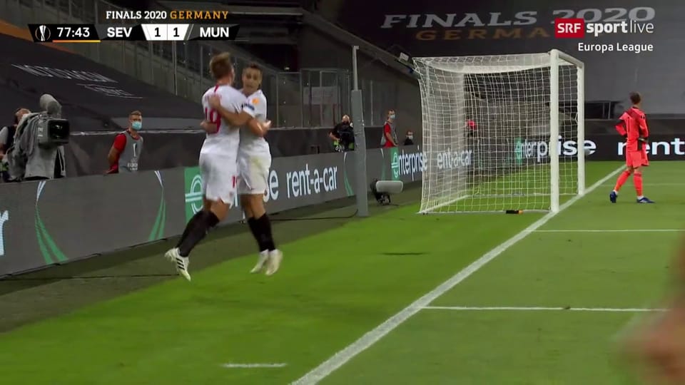 Luuk de Jong schiesst Sevilla in den EL-Final