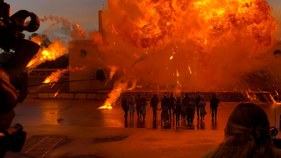 Beim Filmdreh für «Mad Heidi» gibt es spektakuläre Explosionen