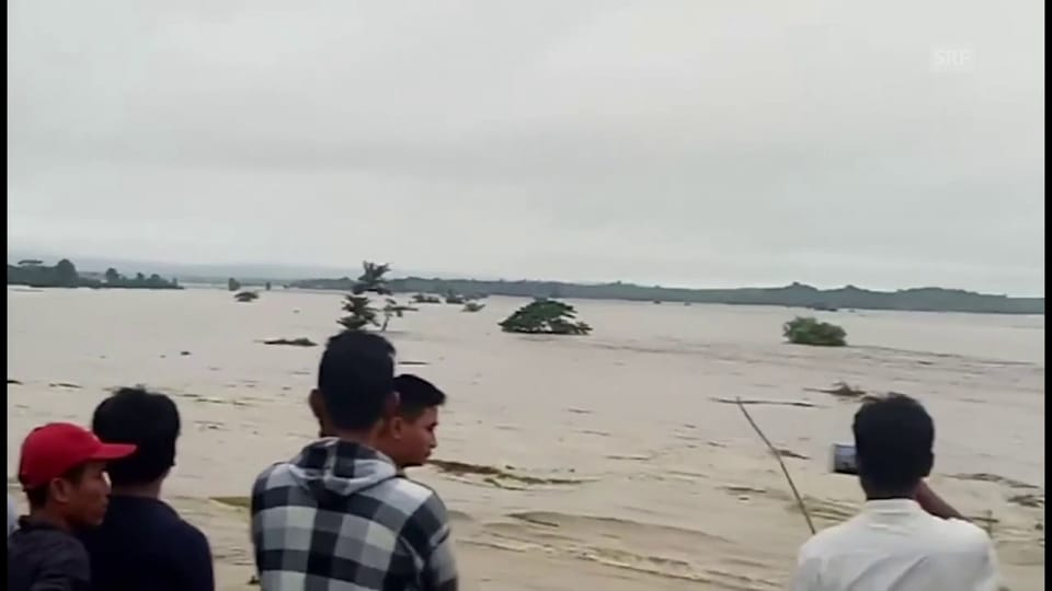 Dammbruch in Burma