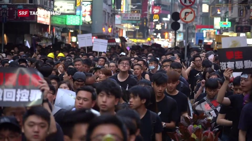 Aufstand der Zivilbevölkerung in Hongkong