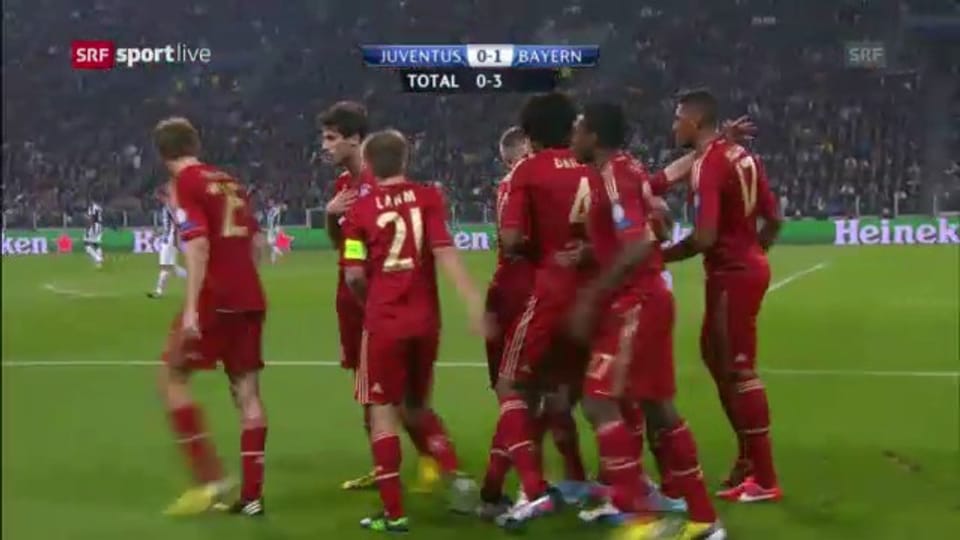 Viertelfinal: Juventus - Bayern (0:2)