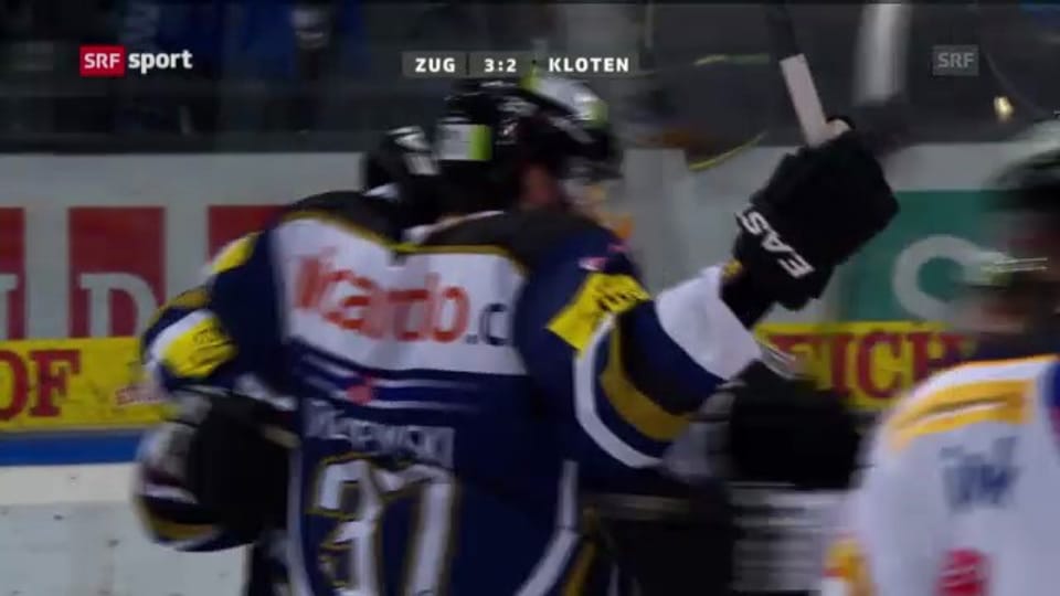 Eishockey: Zug - Kloten (sportaktuell)