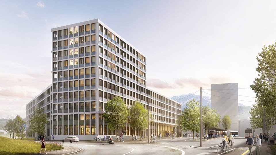 So ist das neue Luzerner Verwaltungsgebäude geplant