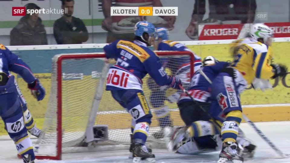 Eishockey: Gerbers Schlag gegen Sciaroni («sportaktuell», 15.03.14)