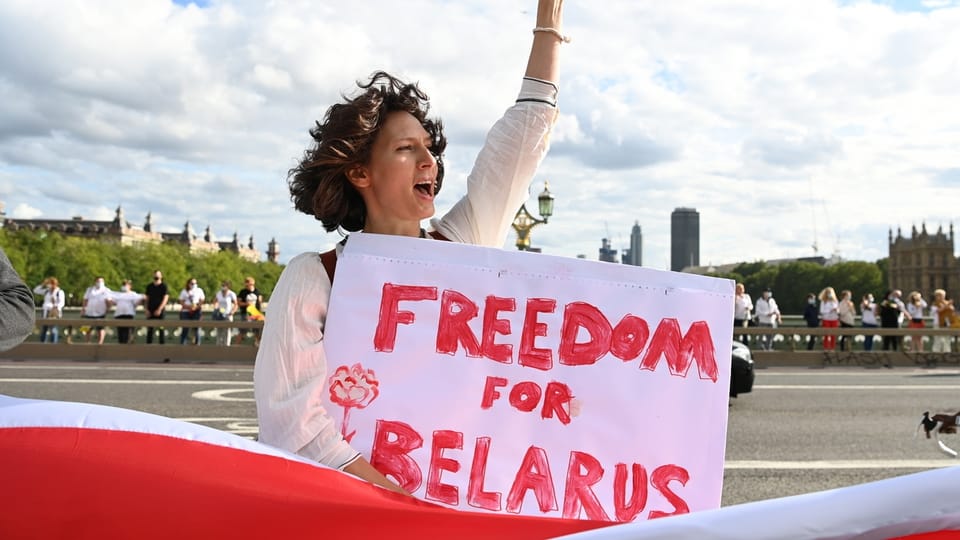 Kein Einmischung: Die Opposition kämpft für ein selbstbestimmtes Weissrussland