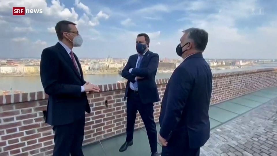 Viktor Orban trifft Salvini und Morawiecki