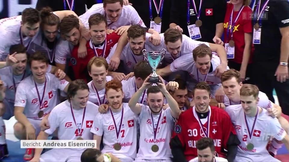 Die Schweizer Unihockeyaner holen WM-Bronze