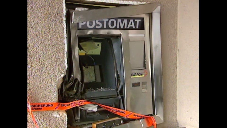 Aus dem Archiv: Anschlag auf Postomat