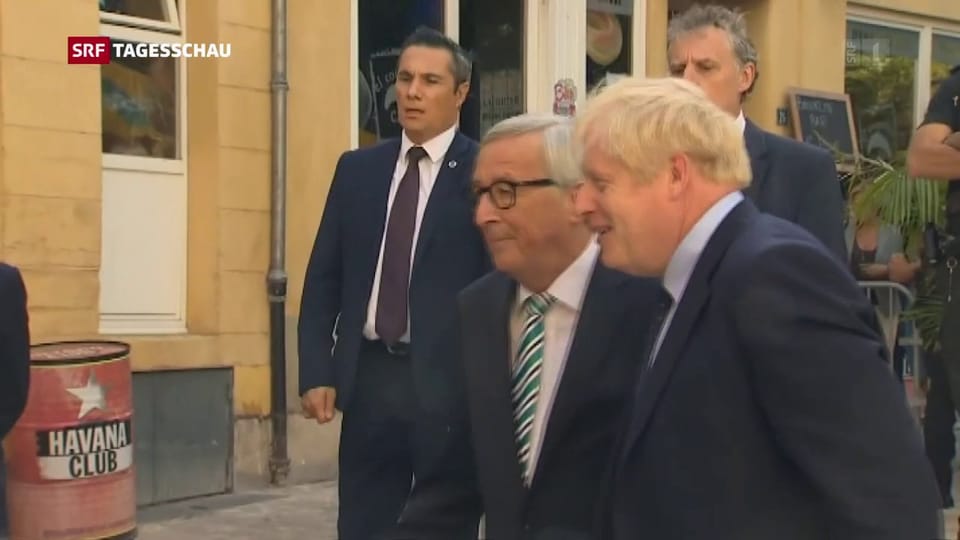 Premierminister Boris Johnsons Besuch in Luxemburg