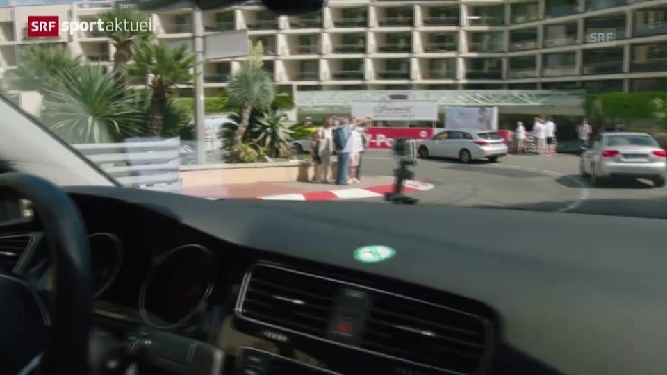Die Rennstrecke von Monaco bei «normalem» Verkehr 