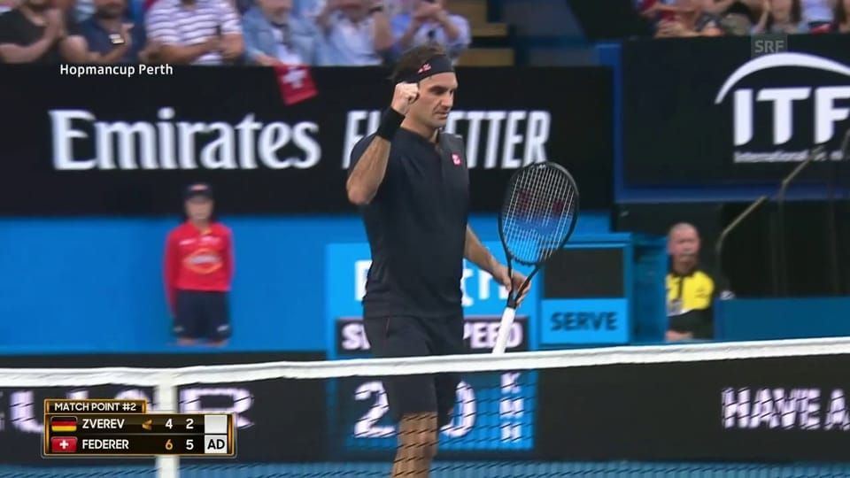 Die Live-Highlights bei Federer-Zverev