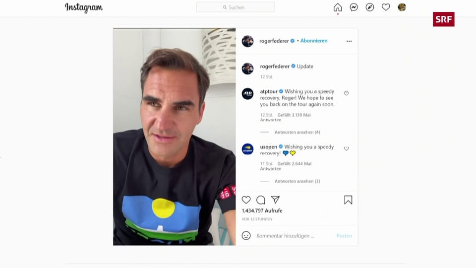 Federer in den sozialen Medien: «Ich will es versuchen»