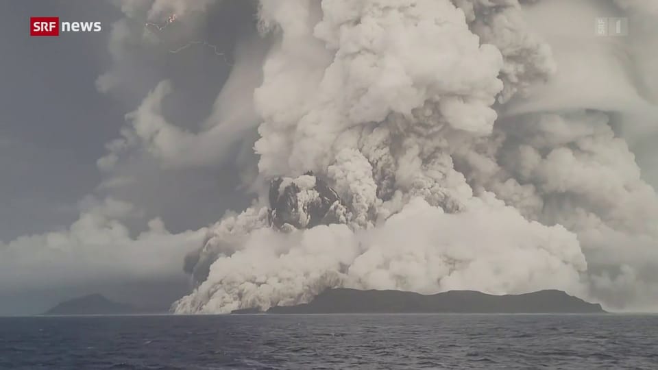 Vulkanausbruch auf Tonga