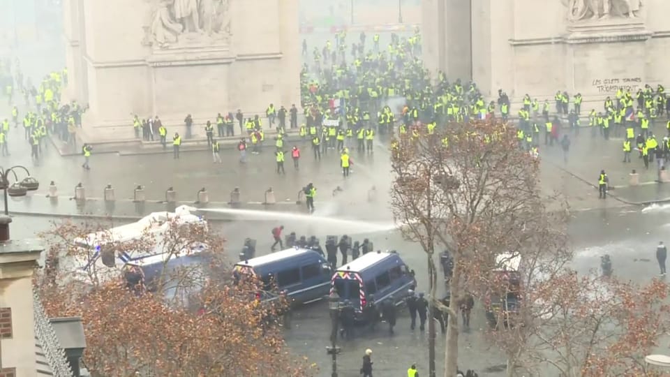 Bilder vom 01.12.18: Proteste der «Gilets Jaunes» in Paris