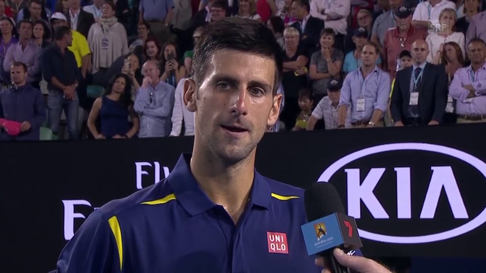 Djokovic: «Ersten beiden Sätze waren unglaublich»