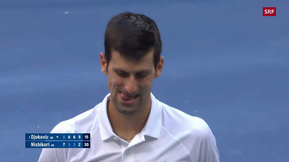 Djokovic zeigt wache Reflexe am Netz