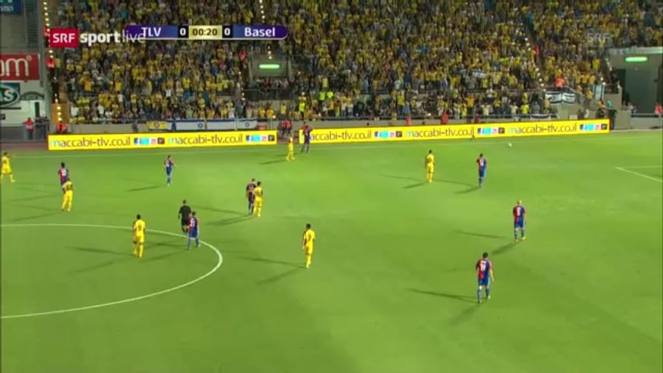 2013: CL-Quali-Rückspiel, Maccabi-Basel 3:3
