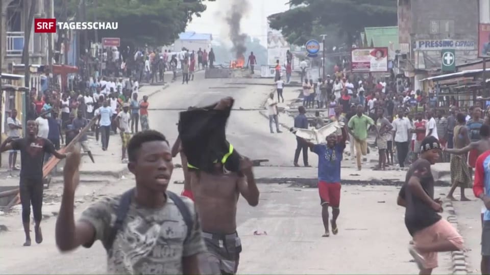 Unruhen nach Amtszeitüberschreitung im Kongo