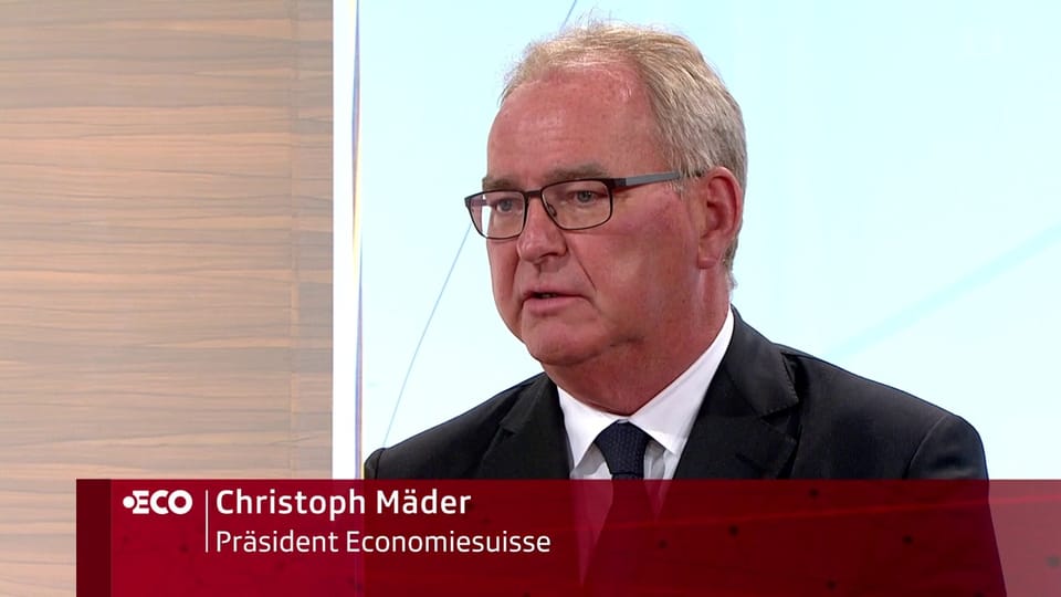 Christoph Mäder, Präsident Economiesuisse: «Souveränität ist nichts Absolutes.»