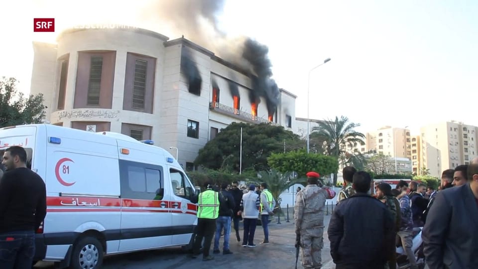 Anschlag auf libysches Aussenministerium