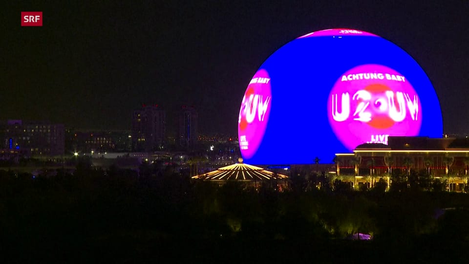 U2 eröffnet riesige Bühne in Las Vegas