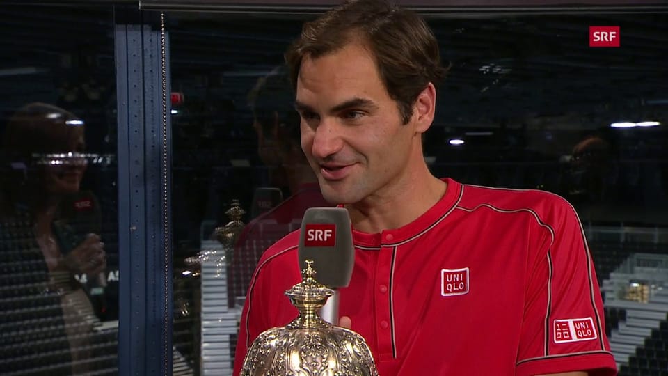 Federer im Interview nach 10. Basel-Titel