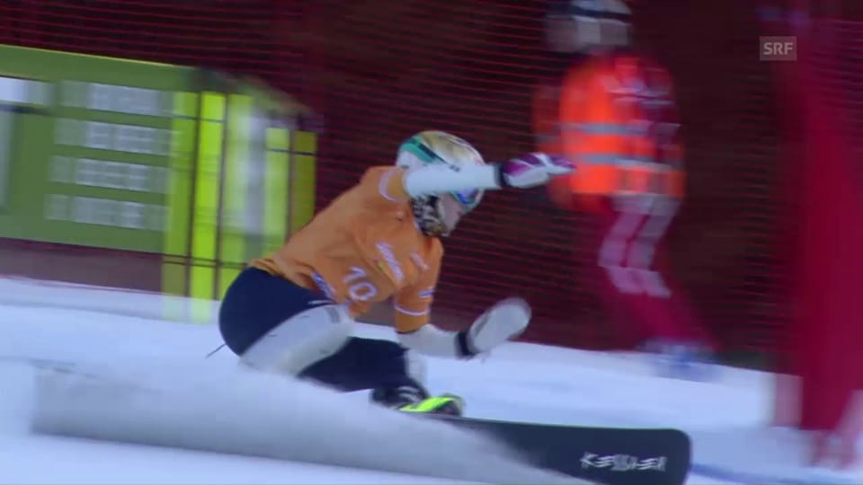 Schweizer Snowboarder früh gescheitert