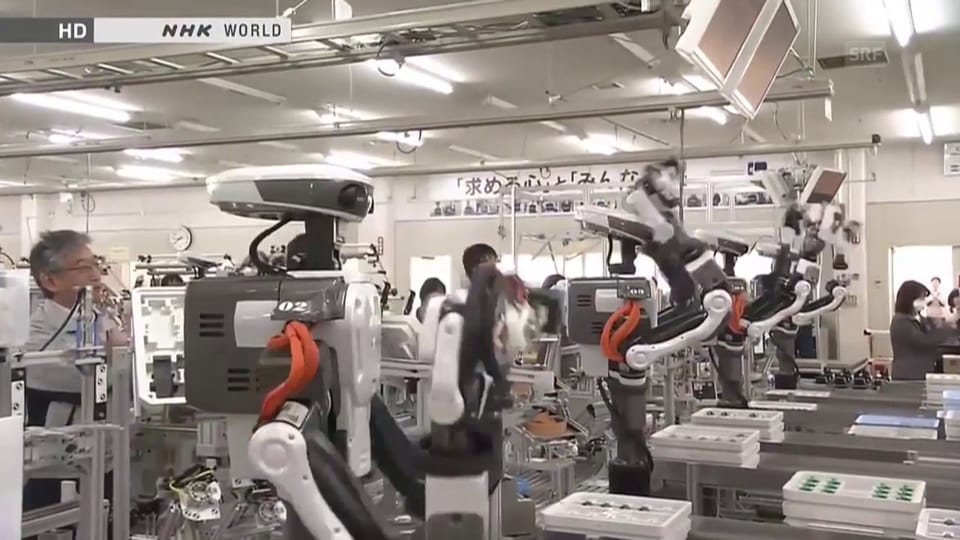 Gymnastik mit Roboter (Ausschnitt aus Firmenvideo)