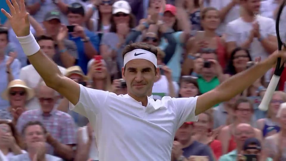 Federer - Dimitrov: Die Live-Highlights