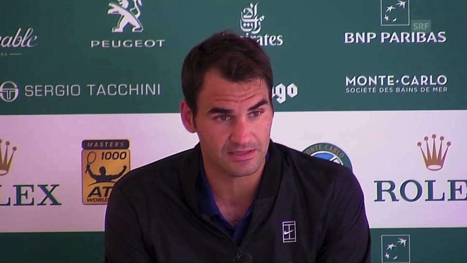 Federer: «Bin zufrieden mit dem Turnier» (englisch)