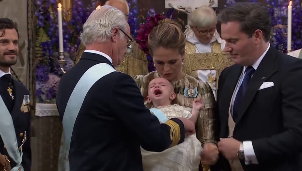 «Not amused»: Prinz Nicolas findet Taufe nicht so lässig