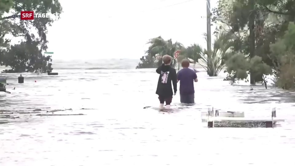 Überschwemmungen nach «Sally»: Behörden warnen vor Alligatoren