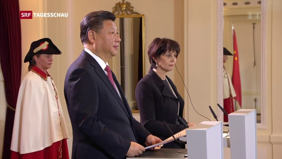 China und Schweiz bekräftigen Zusammenarbeit